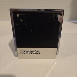 Vintage Realistic WeatherRadio 12-181 Radio Shack‎ 9v Cube Weather Radio Tested